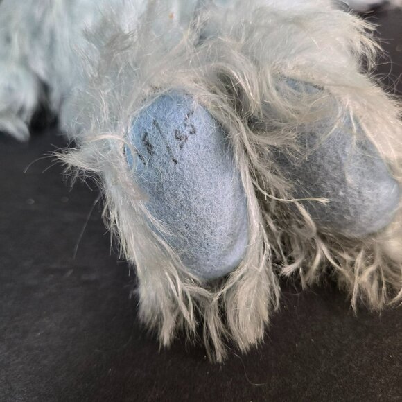 River Hills Bears by Edda Seiple - Blue Mohair Jointed Bear Ruffle Collar 11" - Picture 8 of 12